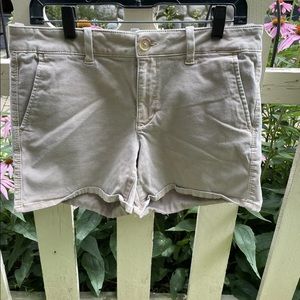 Bundle American Eagle Women's Size 12 Midi Twill Super Stretch Chino Shorts